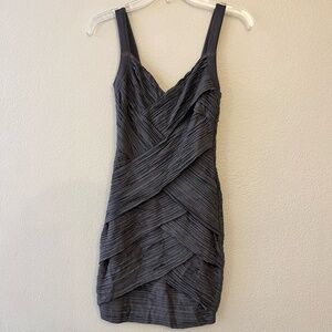 Chic Bailey 44 Gray Bodycon Dress, Size XS - Perfect for a Night Out